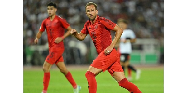 Alle drie de doelpunten van FC Bayern München werden gescoord door Harry Kane Alle drie de doelpunten van FC Bayern München werden gescoord door Harry Kane